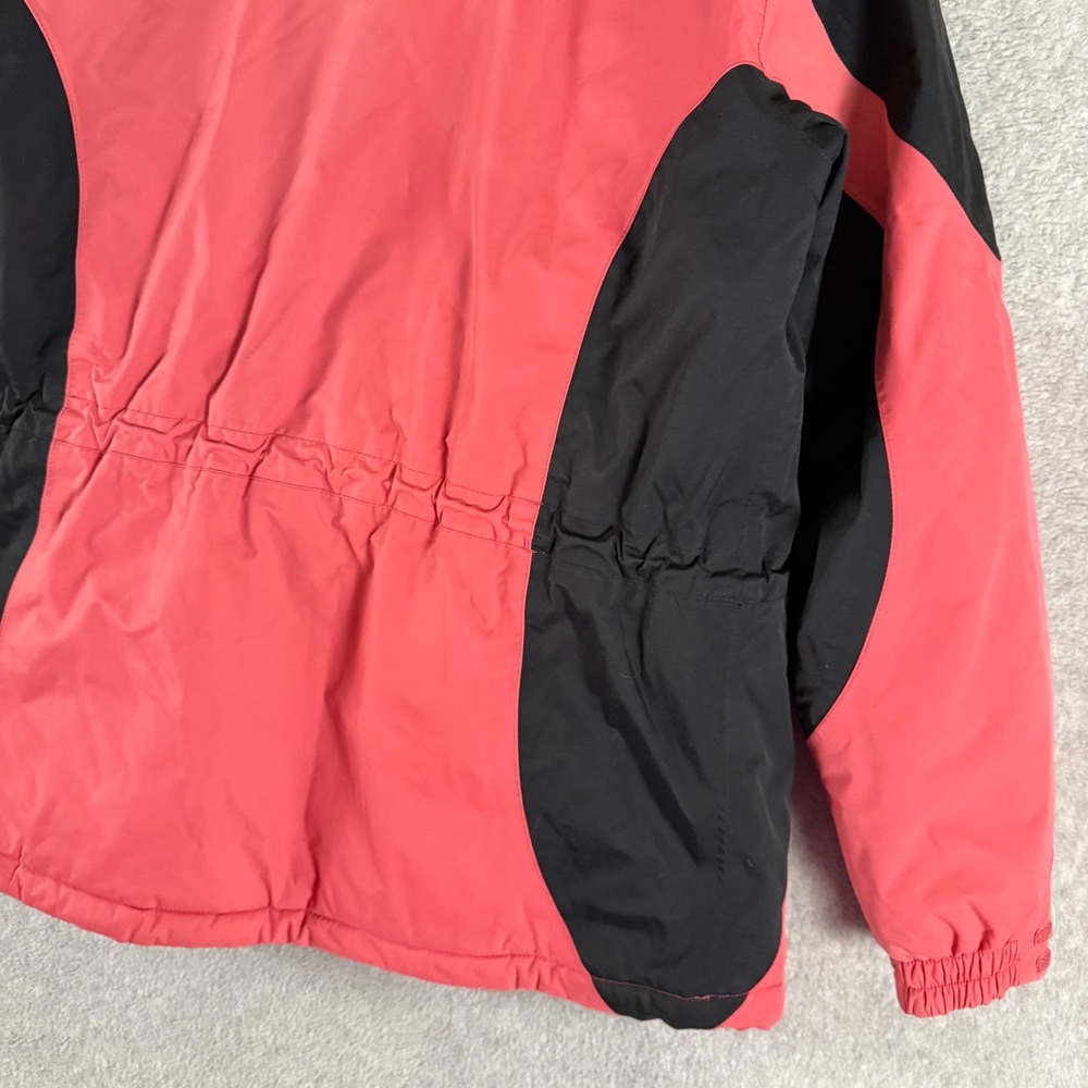 LL Bean Womens Small Pink Black Colorblock Insulated Winter Jacket 0 PH15 - Picture 6 of 13